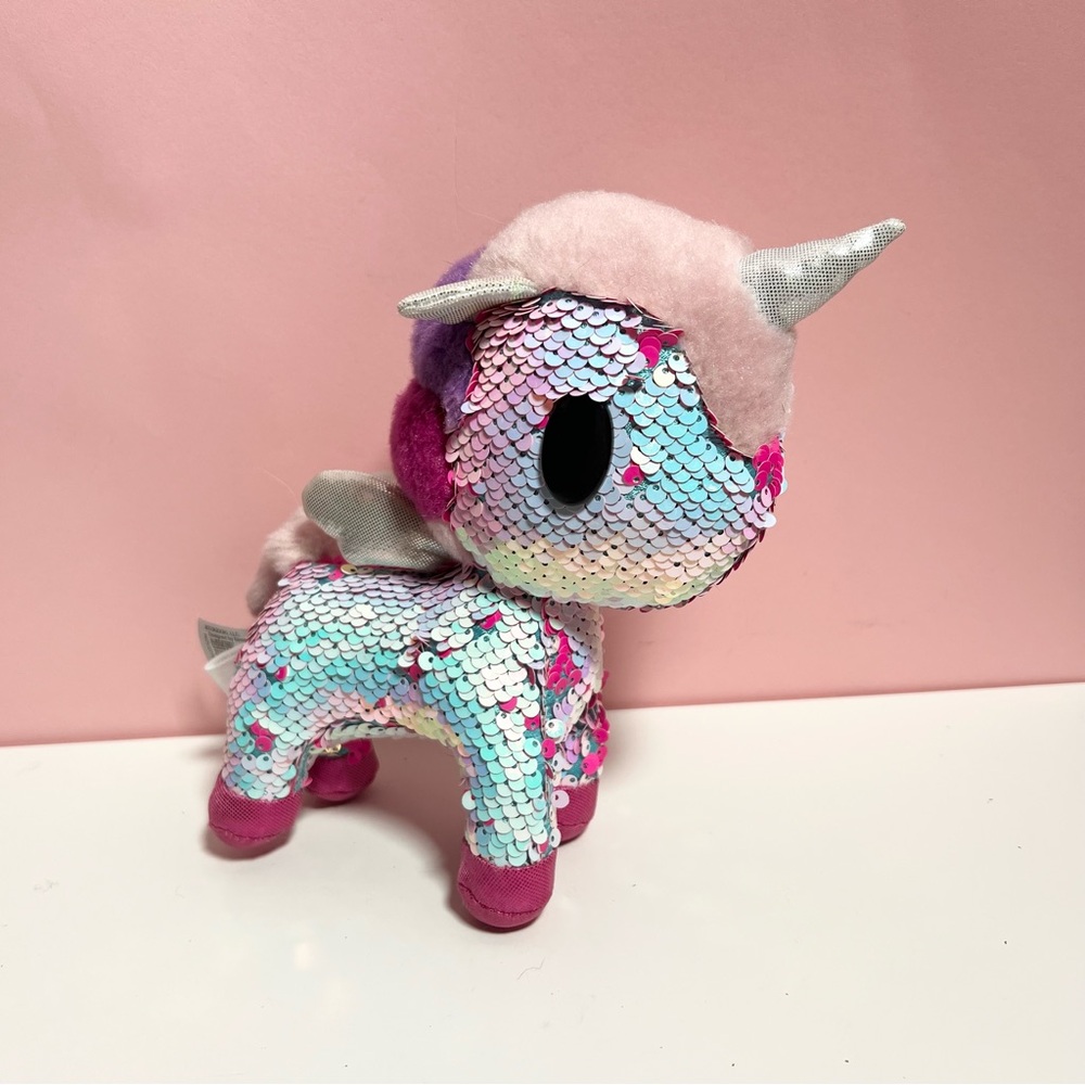 Y2K mcbling sequins tokidoki unicorn plush